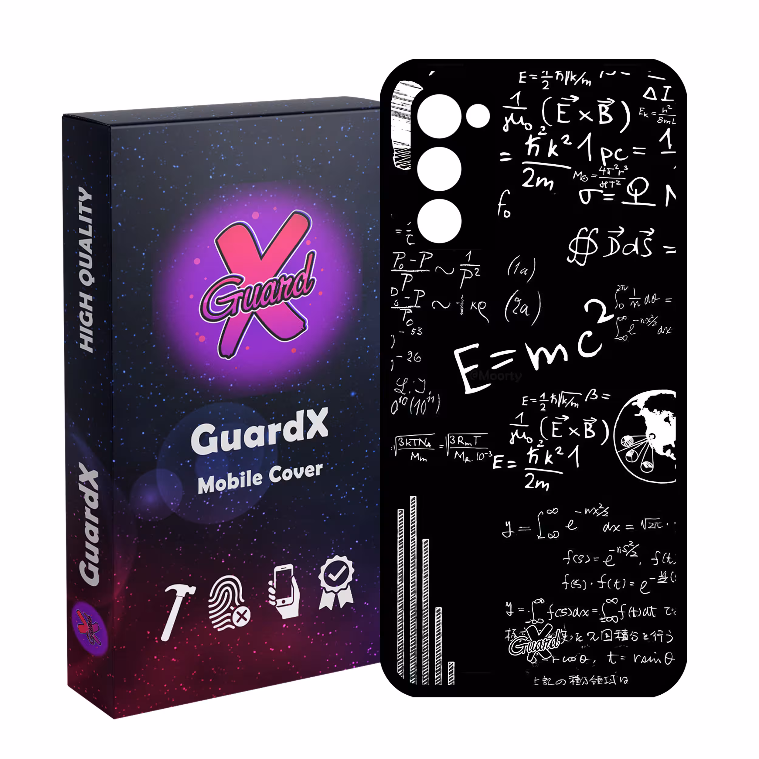 کاور گارد ایکس طرح فیزیک مدل Glass10516 مناسب برای گوشی موبایل سامسونگ Galaxy S20 FE