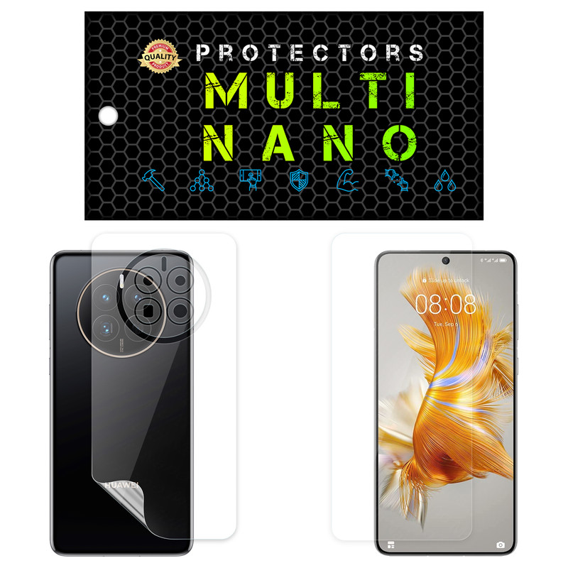 محافظ صفحه نمایش مولتی نانو مدل X-SFT مناسب برای گوشی موبایل هوآوی Mate 50E به همراه محافظ پشت | کالا برتری