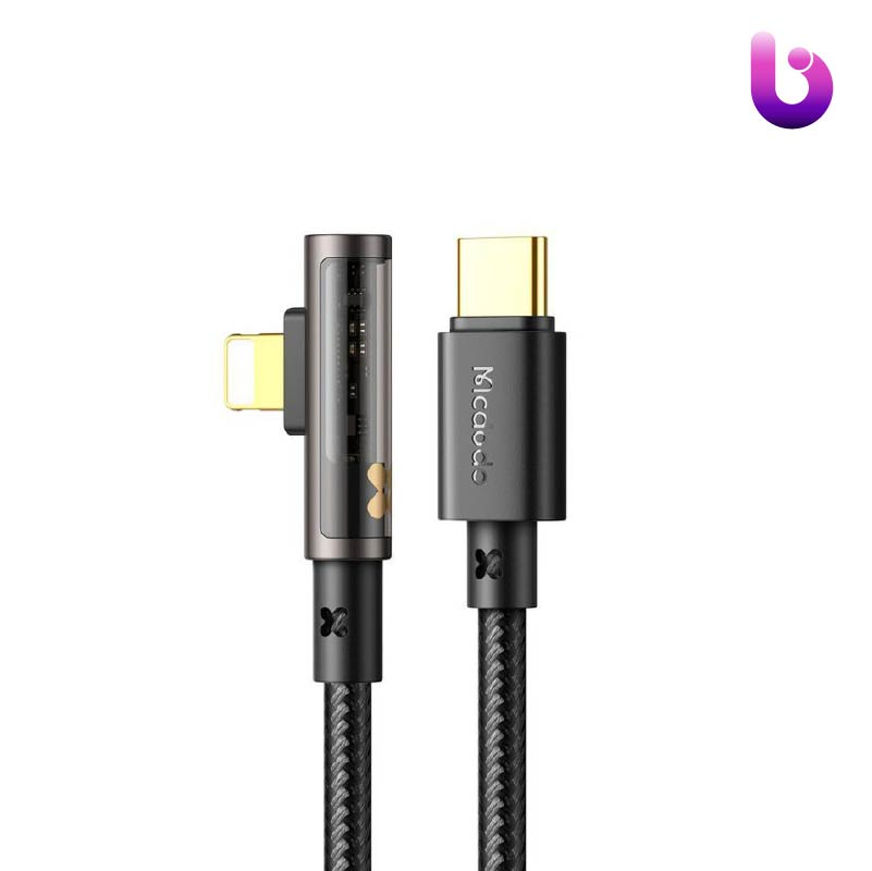 کابل تبدیل فست شارژ Mcdodo CA-339 Type-C To Lightning 3A PD 36W 1.8m یکسر L
