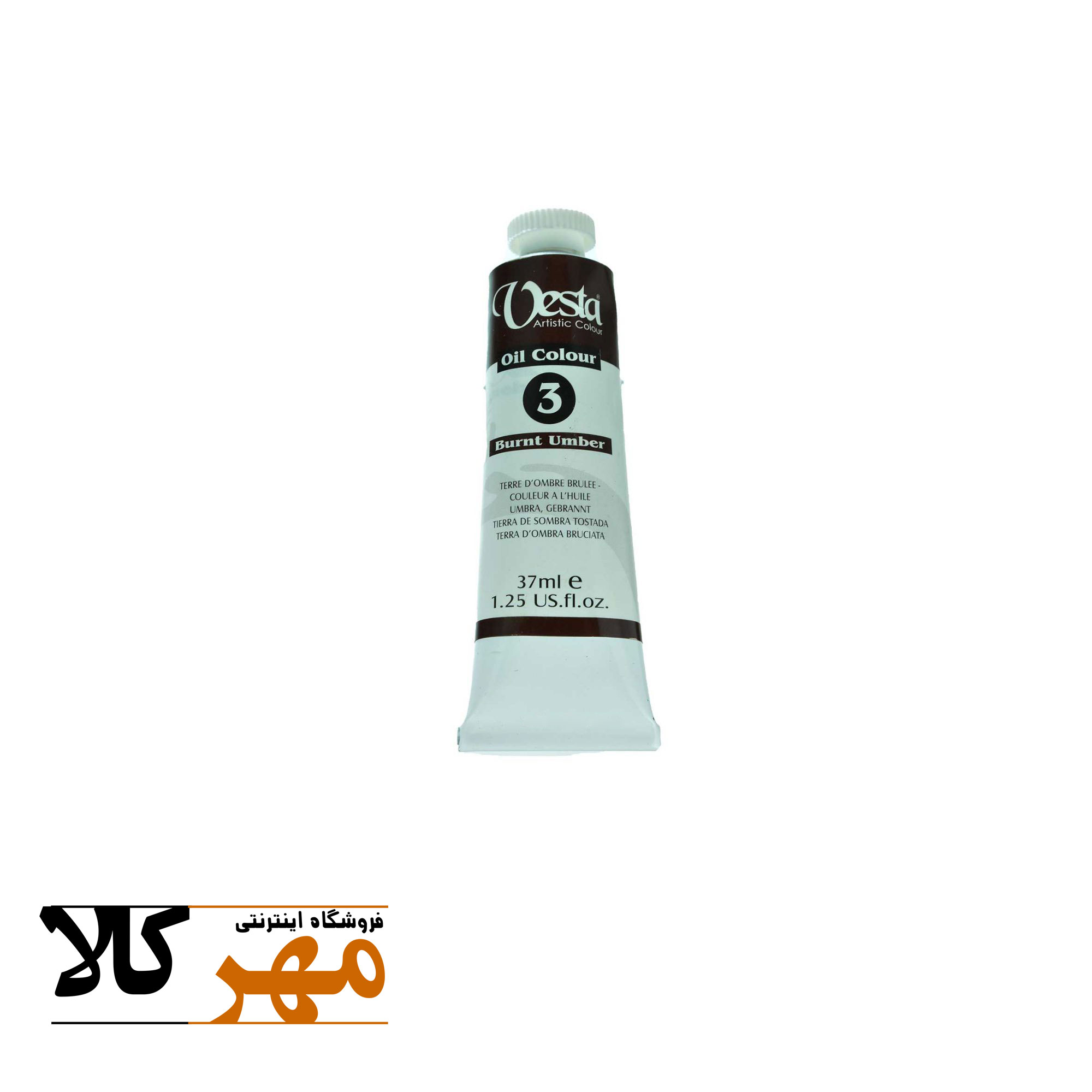 رنگ روغن وستا کد 3 حجم 37 میل