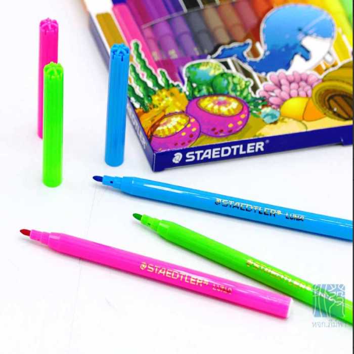 ماژیک رنگ آمیزی استدلر مدل 327 LWP12 بسته 12 عددی