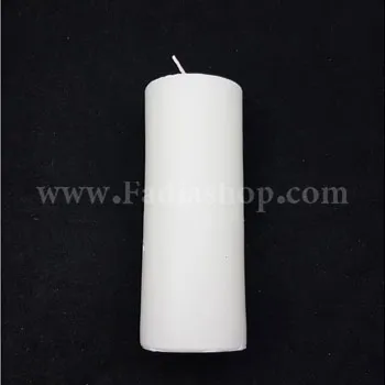 شمع استوانه سفید 5-13