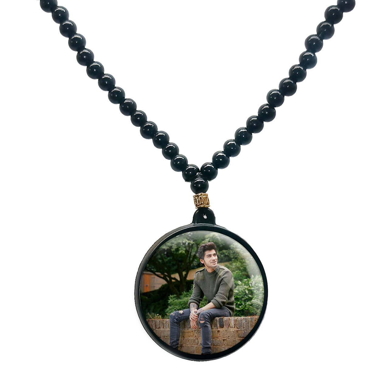 گردنبند پرمانه طرح One Direction کد pmd.13665 مدل دو طرفه