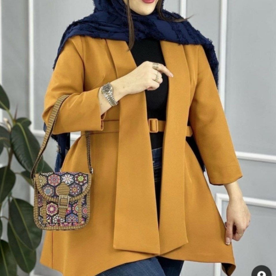 مانتو شایسته مانتو مازراتی مانتو کمربند دار مانتو شیک مانتو مجلسی