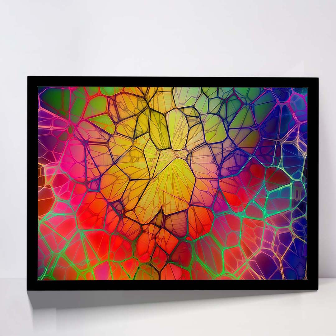 تابلو مدل geometric lines کد F-12033