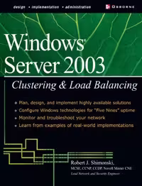 خرید و دانلود نسخه کامل کتاب Windows Server 2003 clustering and load balancing