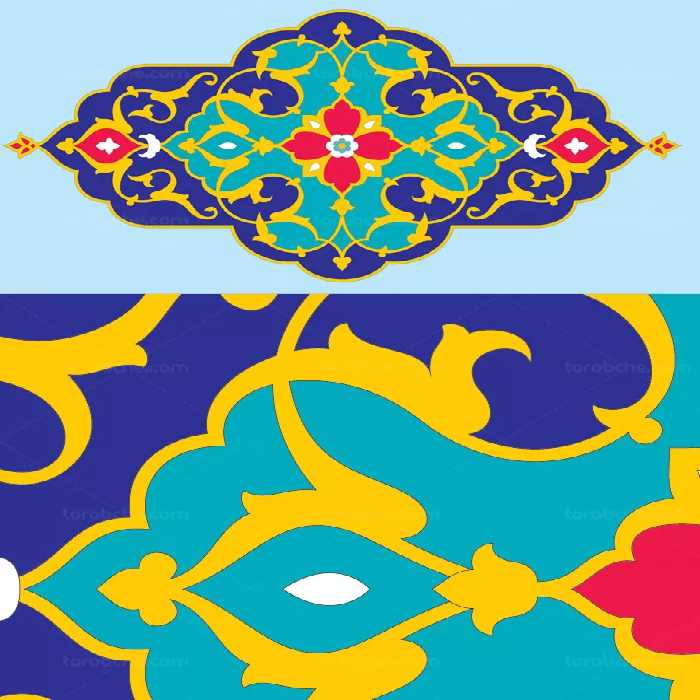 وکتور طرح نماد و المان اسلامی شماره 28 - گرافیک با طعم تربچه