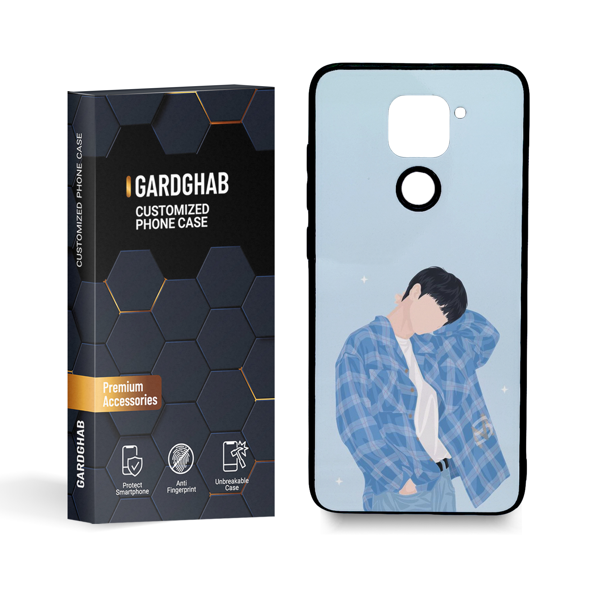   کاور گارد قاب مدل  پسرانه مناسب برای گوشی موبایل  شیائومی  redmi note9