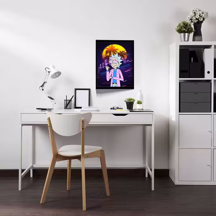 تابلو مدل Rick &amp; Morty کد F-1057