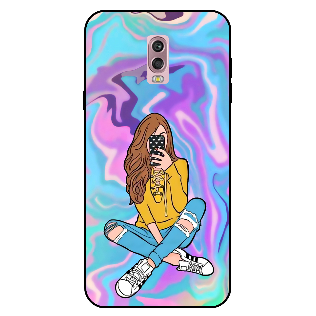 کاور مگافون کد 7592 مناسب برای گوشی موبایل سامسونگ Galaxy C8 / C7 2017