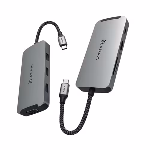 هاب 8 پورت برند آدام المنتس مدل Adam Elements CASA Hub A08 USB 3.1 & USB-C 8 in 1