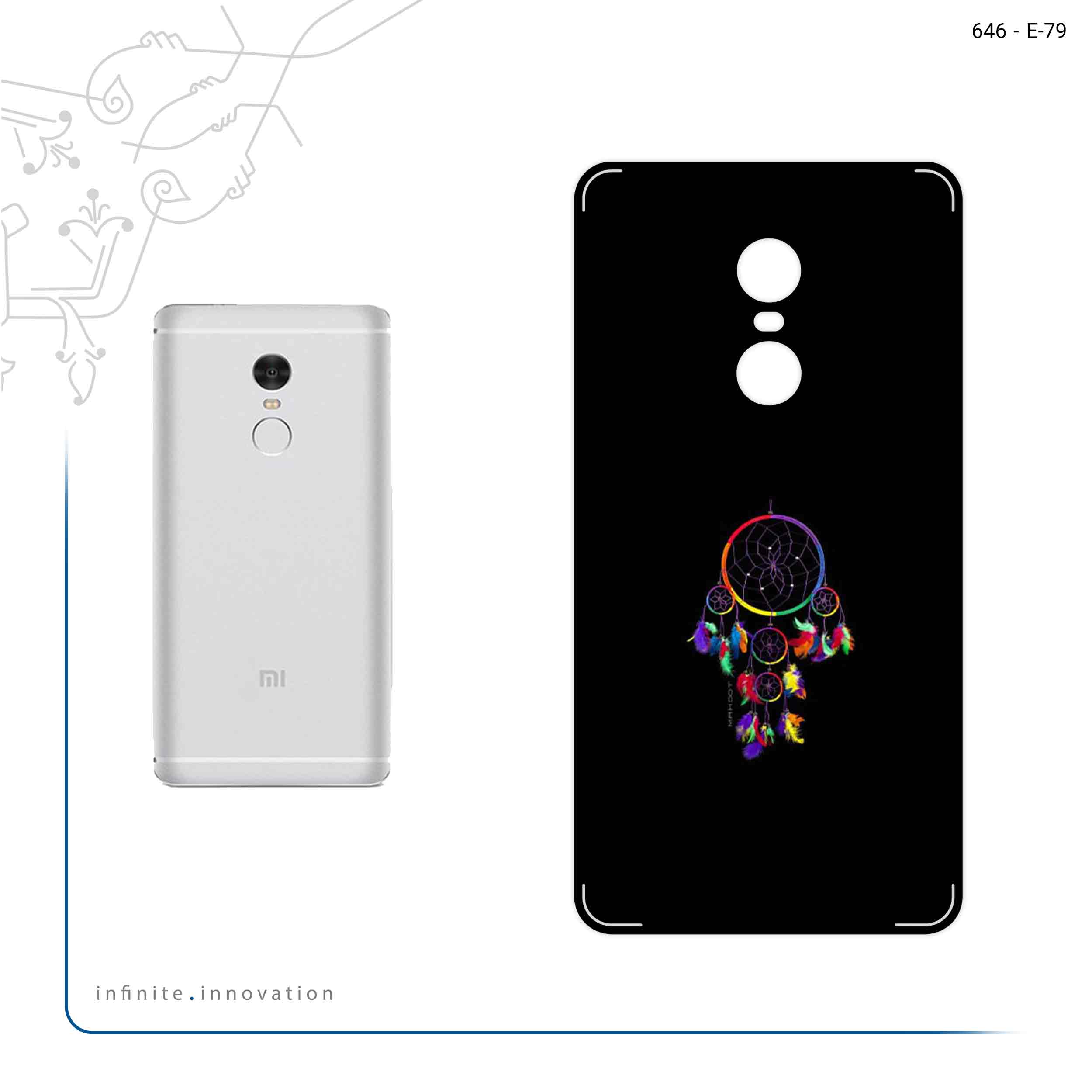 برچسب پوششی ماهوت مدل Dream Catchers مناسب برای گوشی موبایل شیائومی Redmi Note 4
