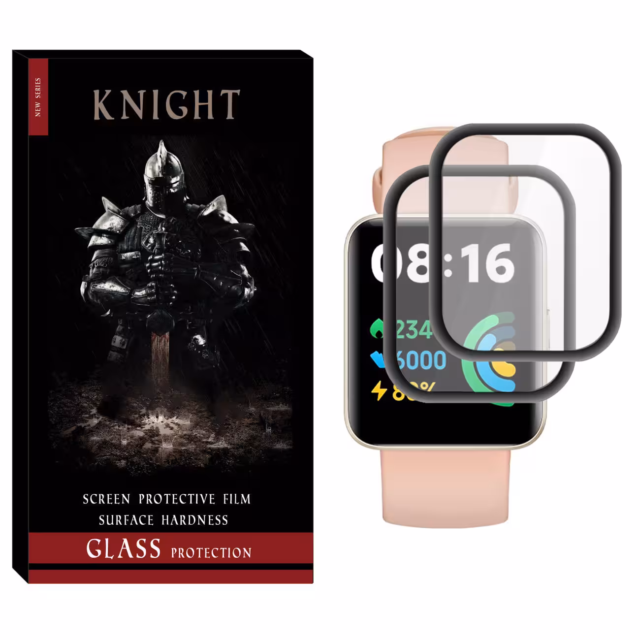 محافظ صفحه نمایش نانو نایت مدل NKT مناسب برای ساعت هوشمند شیائومی Redmi Watch 2 بسته دو عددی