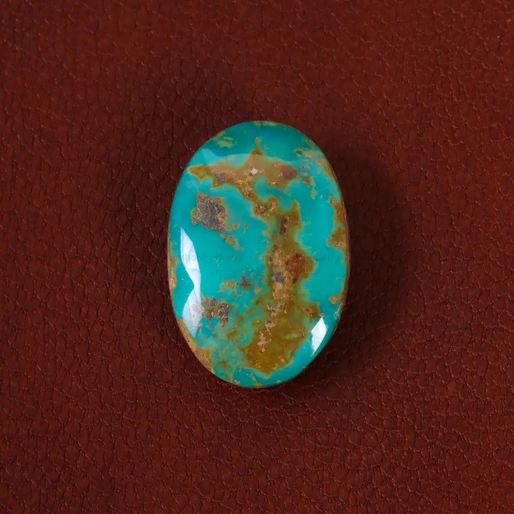 نگین فیروزه شجری کد 28209 - جواهری مشاهیر