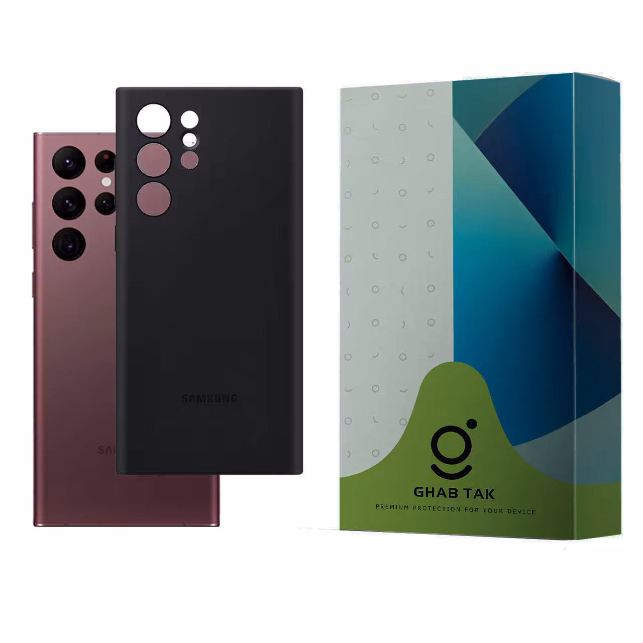 کاور قاب تک طرح سیلیکونی مدل Guard-05 مناسب برای گوشی موبایل سامسونگ Galaxy S22 Ultra 5G