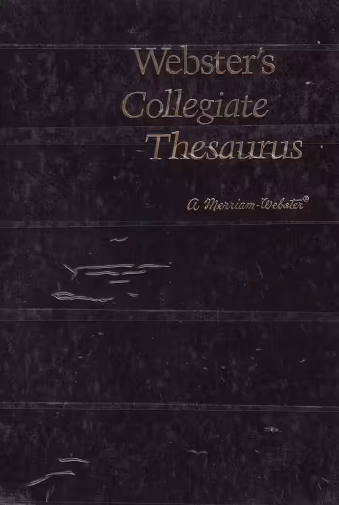 خرید کتاب Webster’s Collegiate Thesaurus — کتابسرای طه