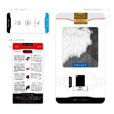 برچسب پوششی ماهوت مدل Cow Skin مناسب برای گوشی موبایل سونی Xperia Z3