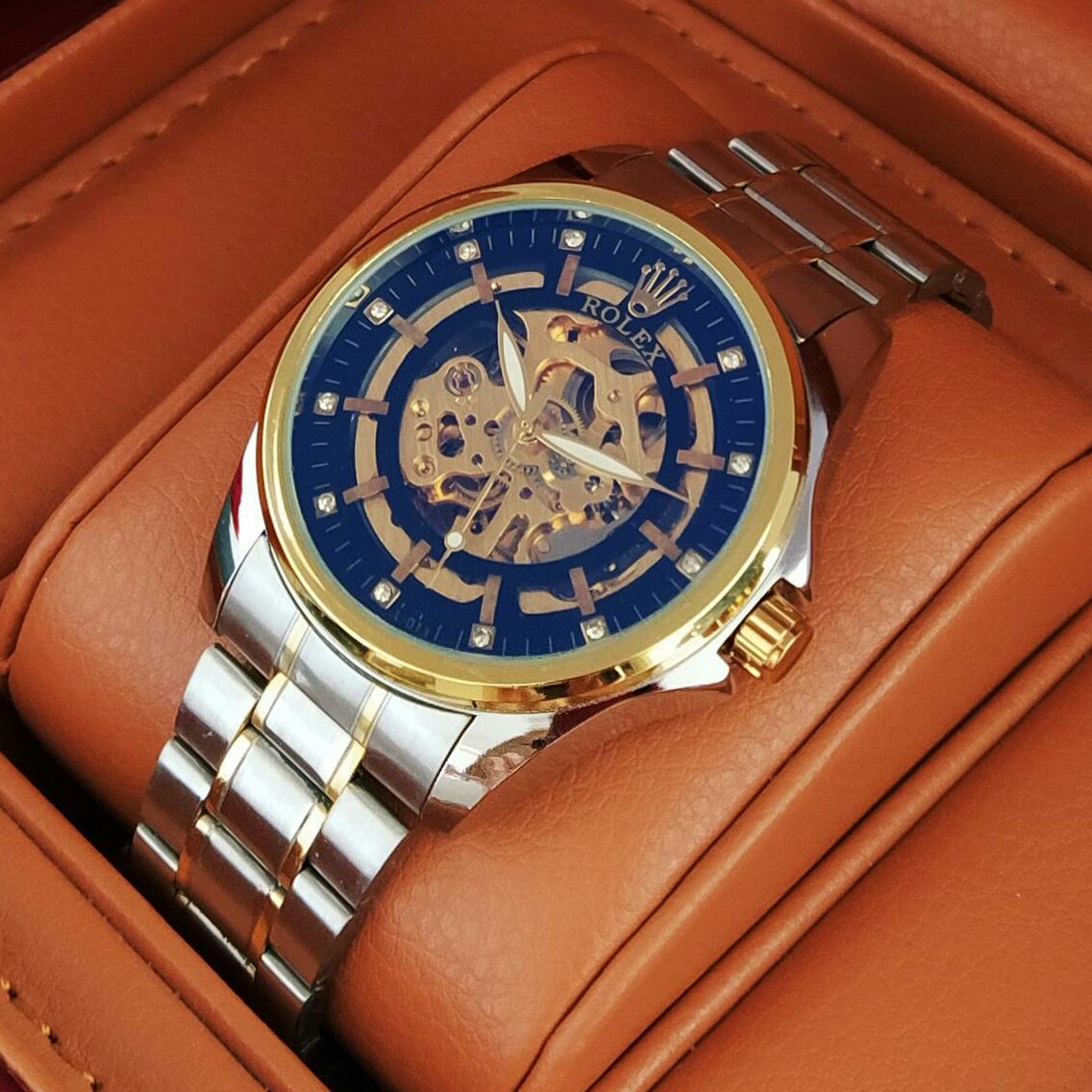 ساعت مردانه رولکس موتور باز اتوماتیک