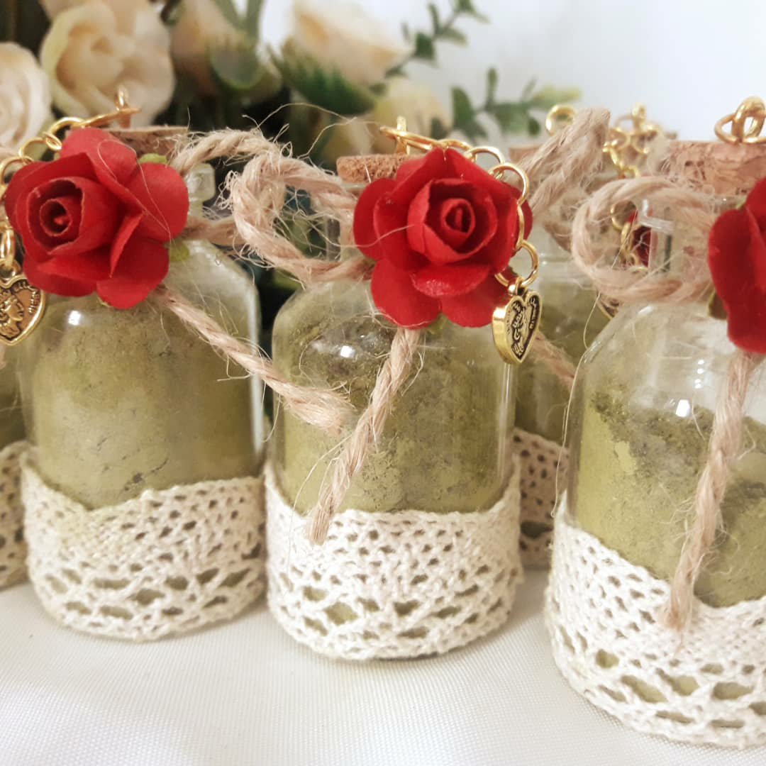 ویال شیشه ای حنا بسته ی 10 عددی