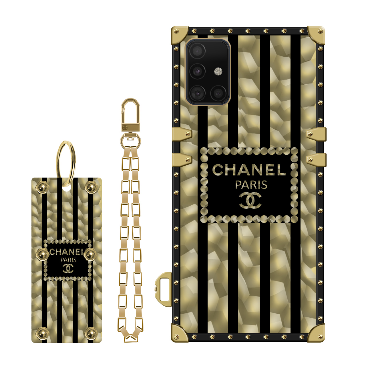 کاور مدل صندوقی کد L06 مناسب برای گوشی موبایل سامسونگ Galaxy A51  به همراه بند آویز