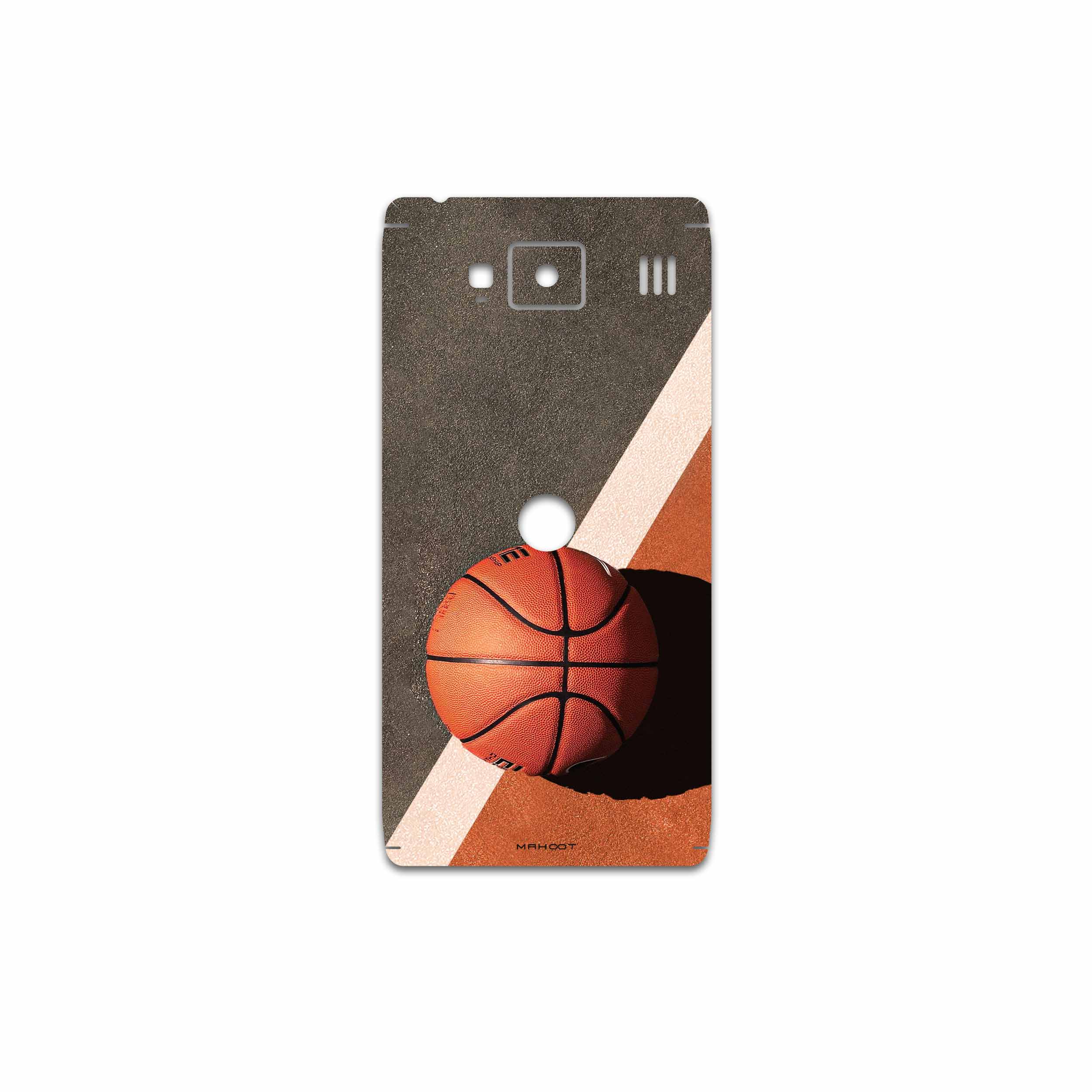 برچسب پوششی ماهوت مدل Basketball مناسب برای گوشی موبایل موتورولا Droid Razr HD