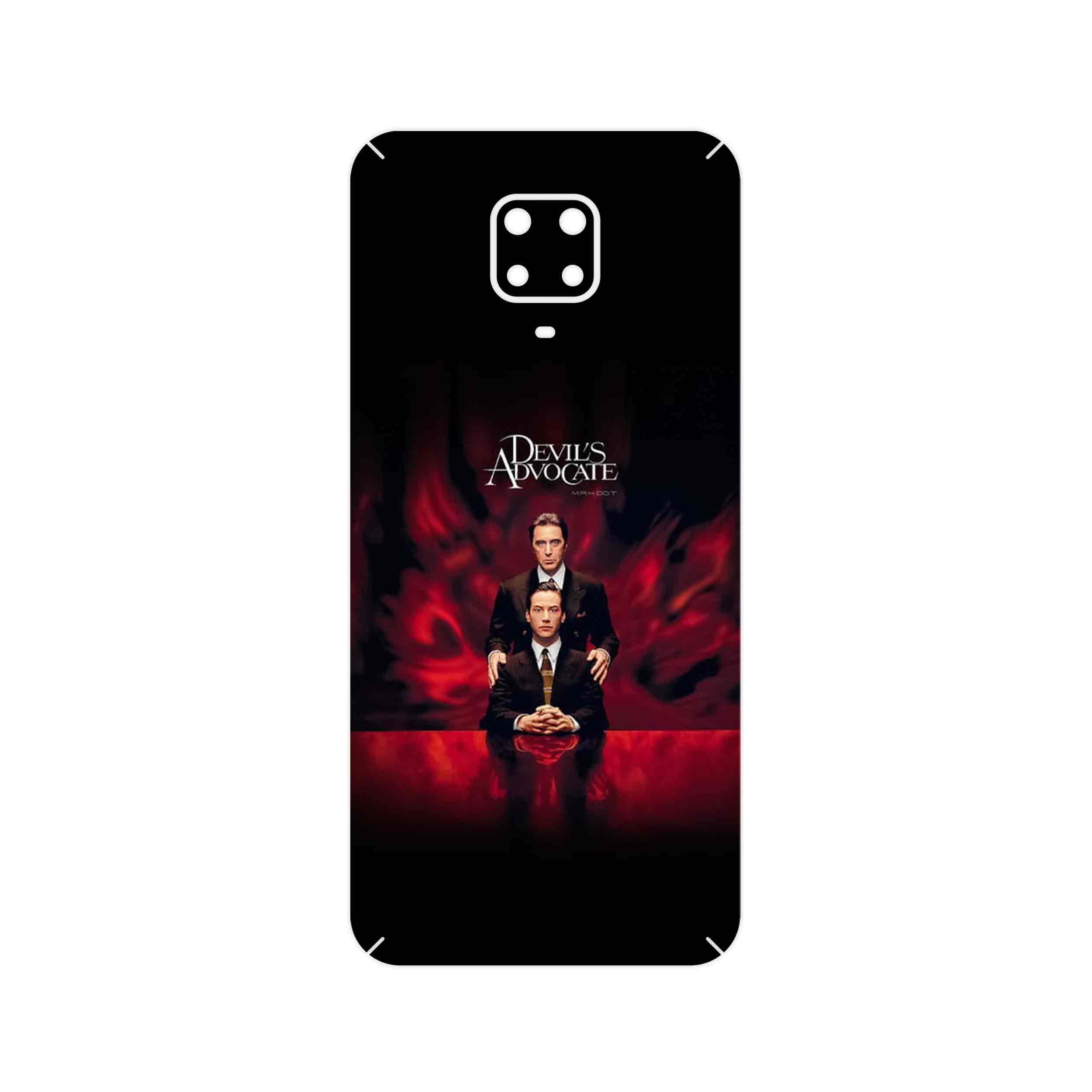 برچسب پوششی ماهوت مدل The Devils Advocate مناسب برای گوشی موبایل شیائومی Redmi Note 9 Pro