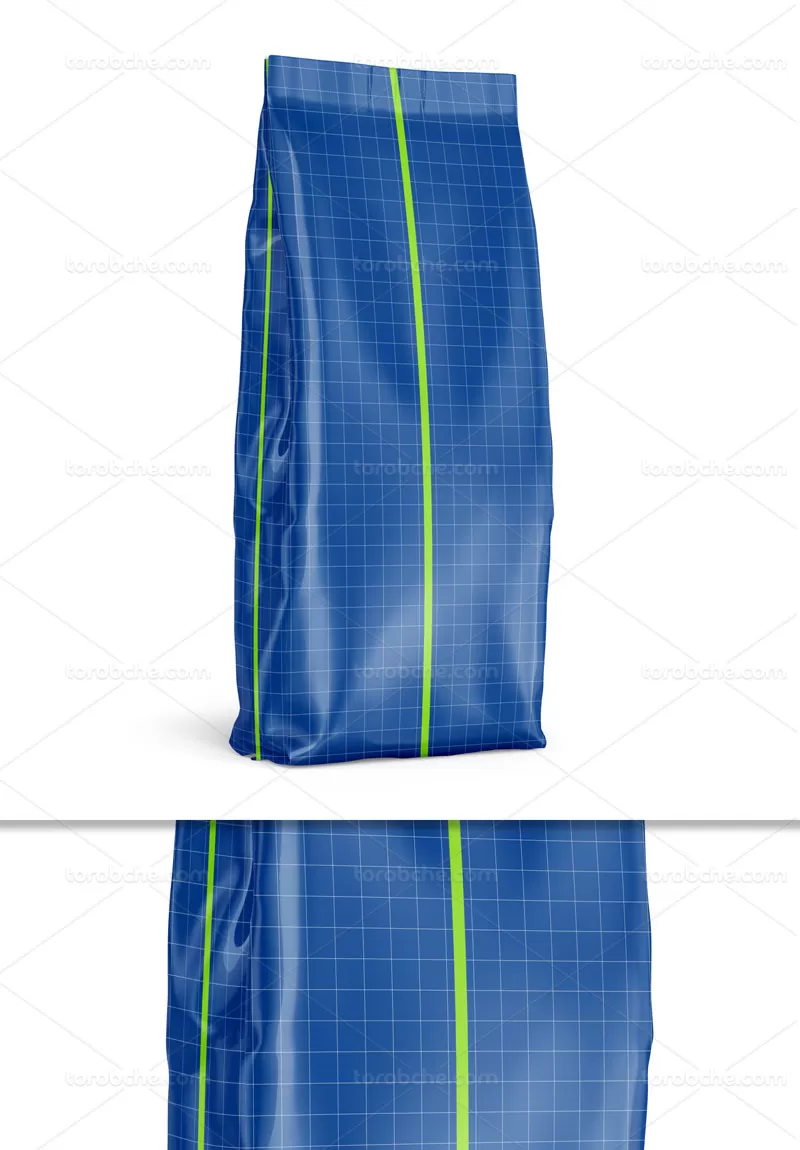 موکاپ بسته بندی پاکت ایستاده | گرافیک با طعم تربچه