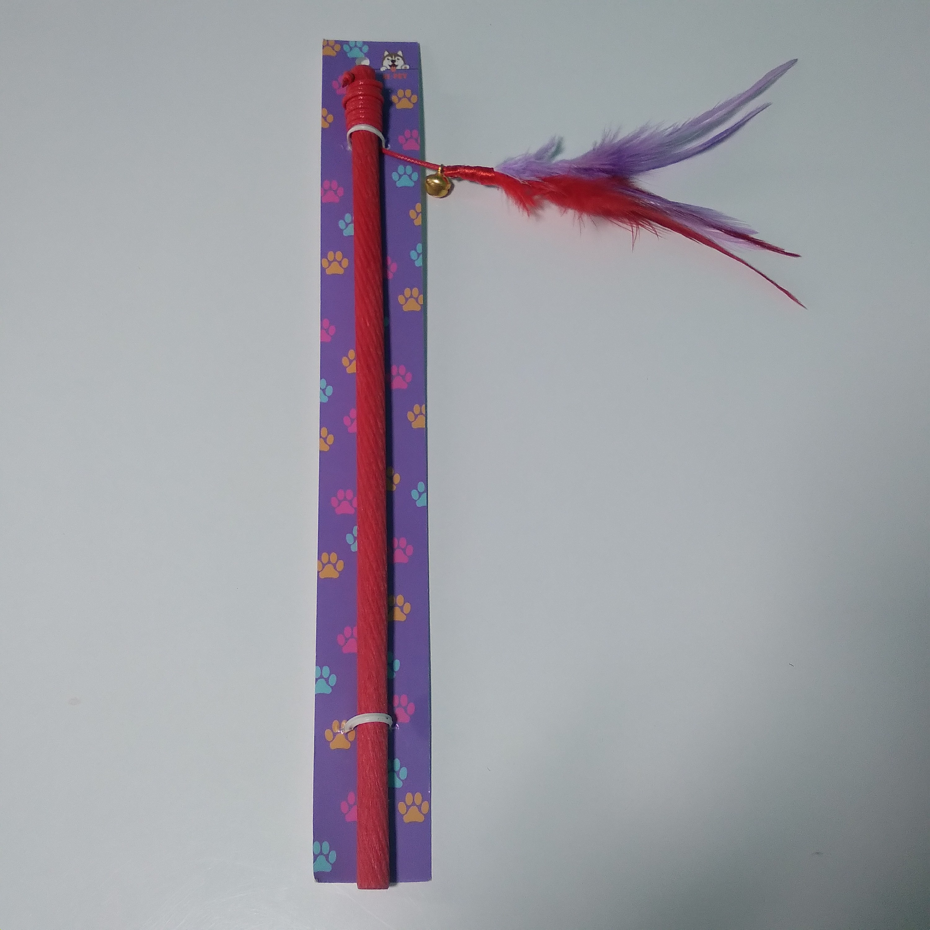 چوب بازی گربه مدل 1 (دارای پر)