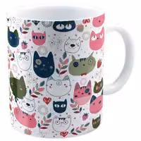 ماگ شین دیزاین طرح گربه کد 4075