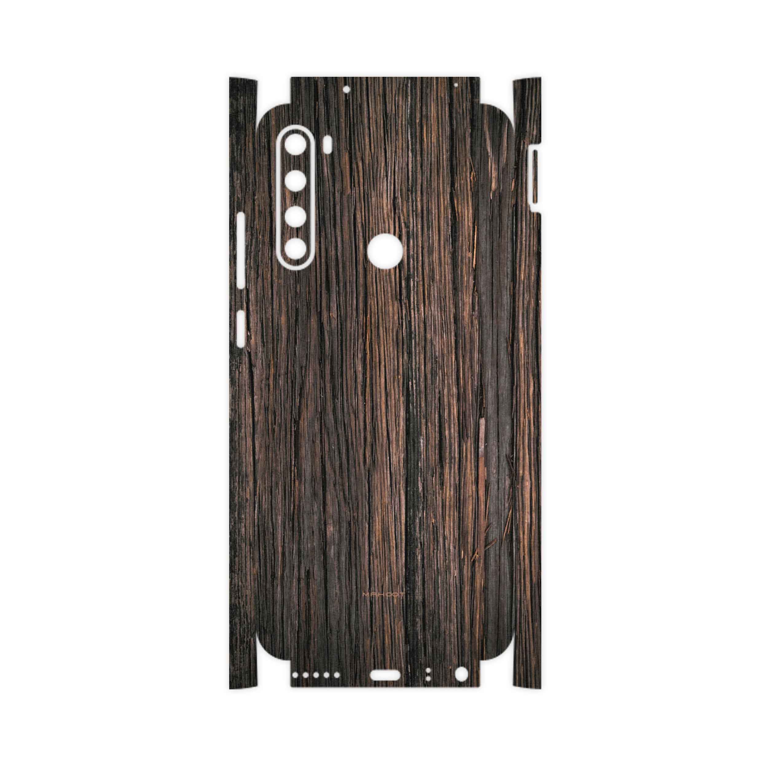 برچسب پوششی ماهوت مدل Burned-Wood-FullSkin مناسب برای گوشی موبایل شیائومی Redmi Note 8 2021