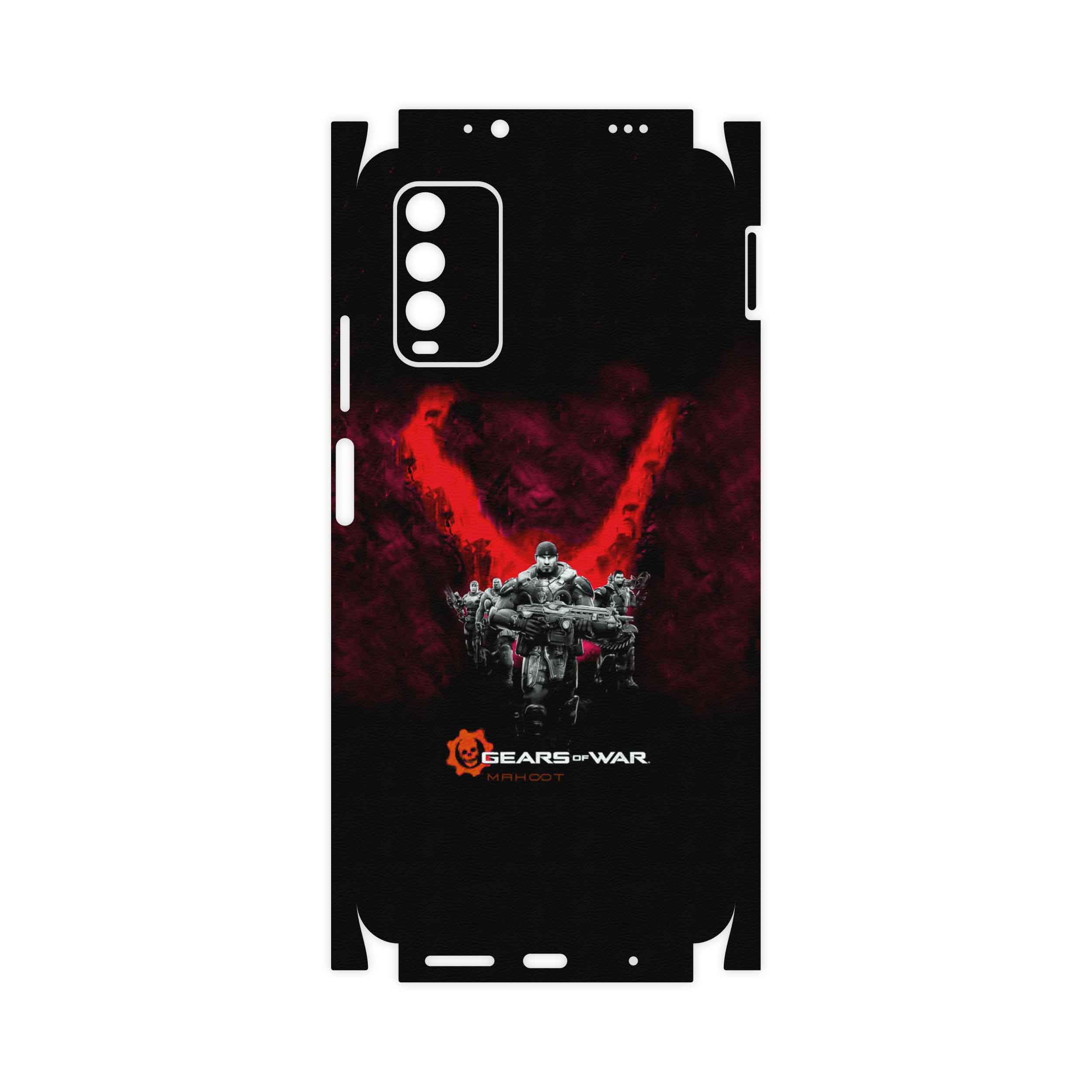 برچسب پوششی ماهوت مدل Gears-Of-War-Game-FullSkin مناسب برای گوشی موبایل شیائومی Redmi Note 9 4G