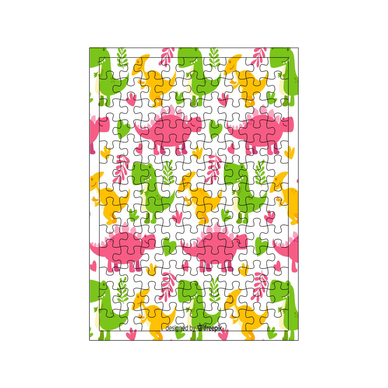 پازل 117 تکه مدل دایناسور کد 373