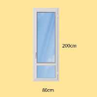 درب تراس upvc با پروفیل هافمن (پس کرایه و هزینه ارسال در مقصد)
