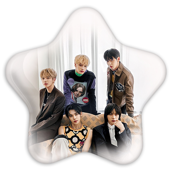 پیکسل خندالو طرح گروه تی اکس تی TXT مدل ستاره ای کد 11826