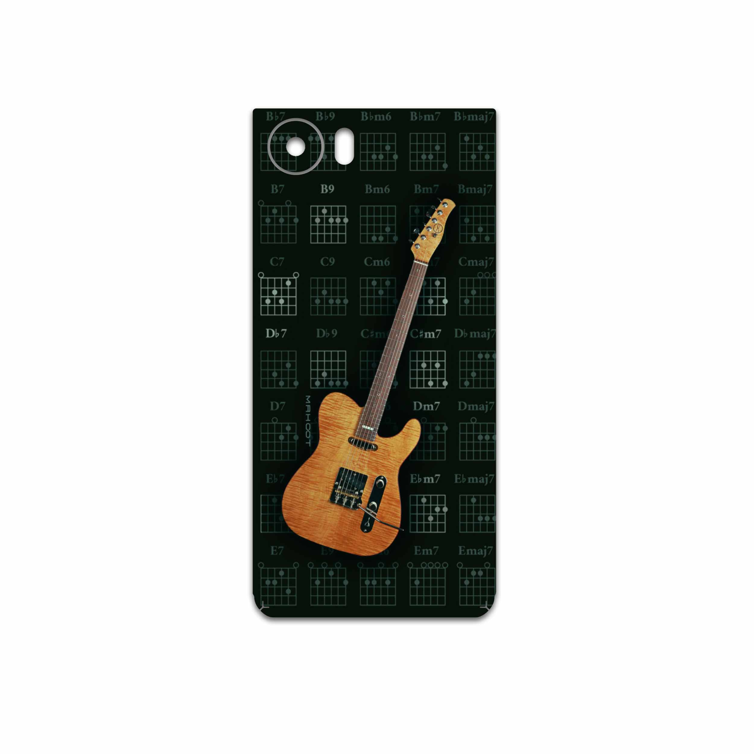 برچسب پوششی ماهوت مدل Guitar-Instrument مناسب برای گوشی موبایل بلک بری KEYONE
