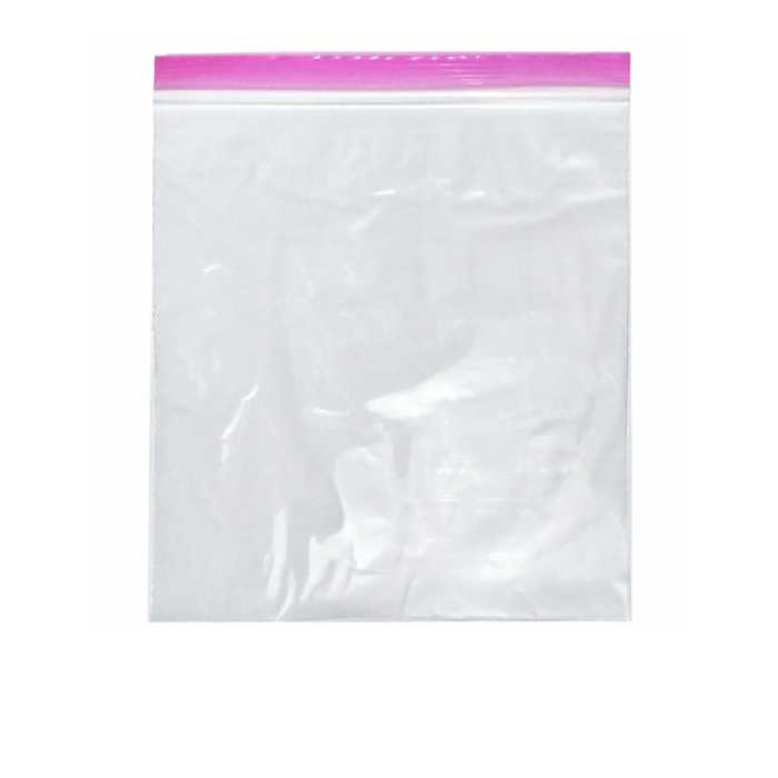 کیسه زیپ دار پامچال مدل دو زیپ کد 15x20 20x30 بسته 70 عددی