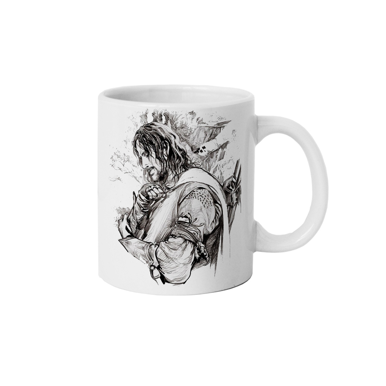 ماگ طرح ارباب حلقه ها آراگورن مدل M1426