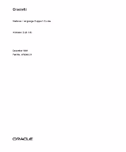 خرید و دانلود نسخه کامل کتاب Oracle 8i NLS Guide