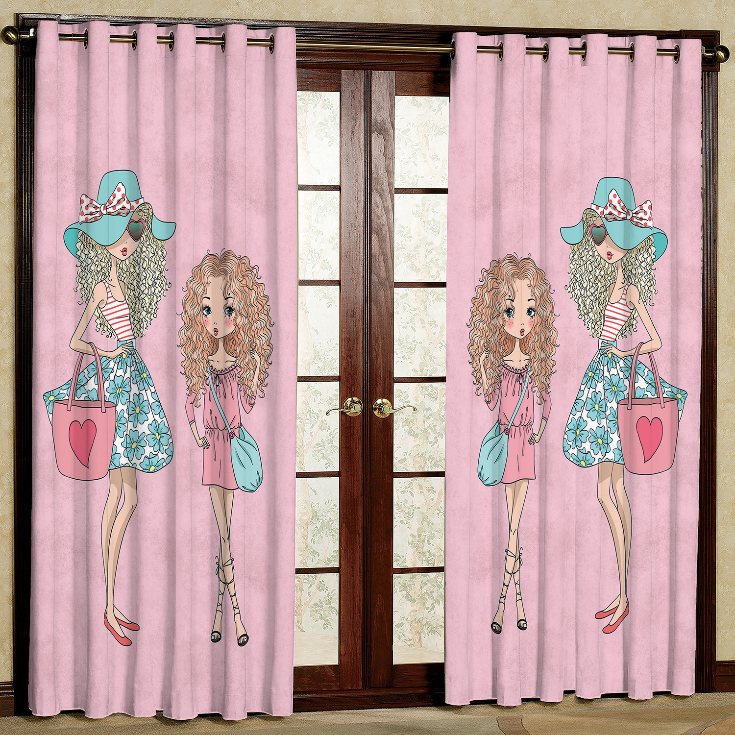 پرده مدل دختر مخمل پانچی کد 1111 سایز 140x280 سانتی متر