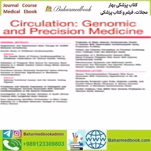 Circulation Genomic and Precision Medicine Volume 15 1 to 6 202
