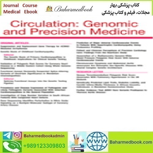 Circulation Genomic and Precision Medicine Volume 15 1 to 6 202