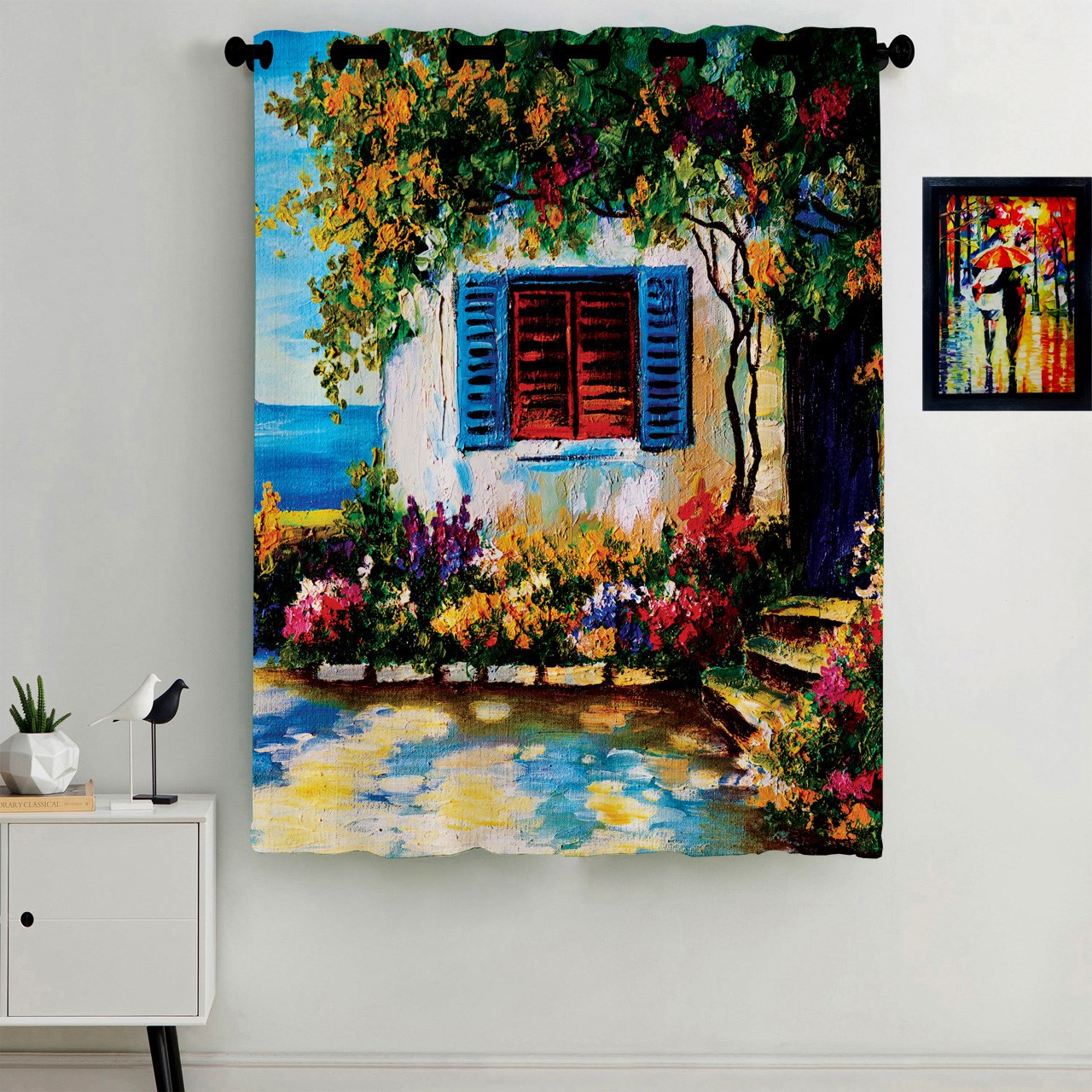 پرده رنس مدل C2-50113 ارتفاع 190 سانتی متر