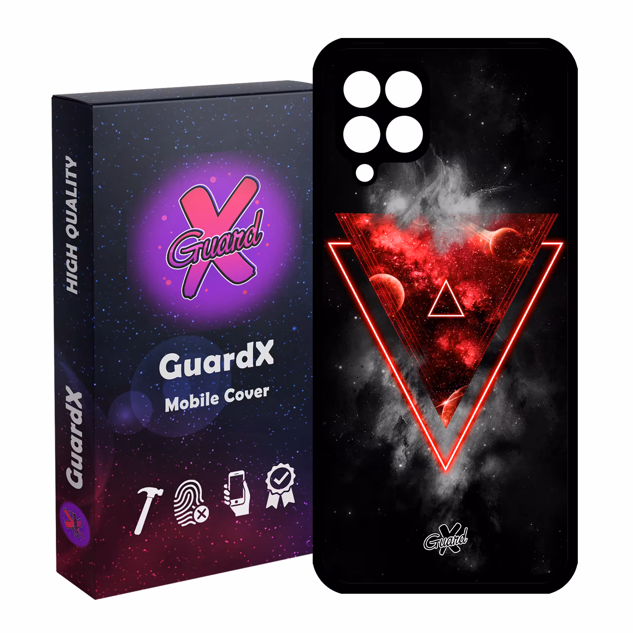 کاور گارد ایکس طرح Galaxy مدل Glass10163 مناسب برای گوشی موبایل سامسونگ Galaxy A12