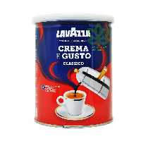 پودر قهوه کرم گوستو کلاسیک 250 گرم قوطی لاواتزا - lavazza