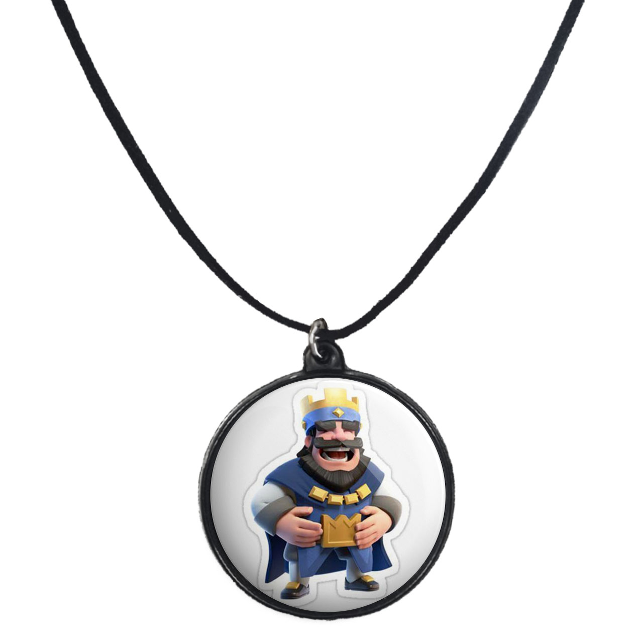 گردنبند پرمانه طرح کلش آف کلنز کد pmb.863 مدل دو طرفه