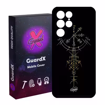 کاور گارد ایکس طرح Shape مدل Glass10238 مناسب برای گوشی موبایل سامسونگ Galaxy S22 Ultra