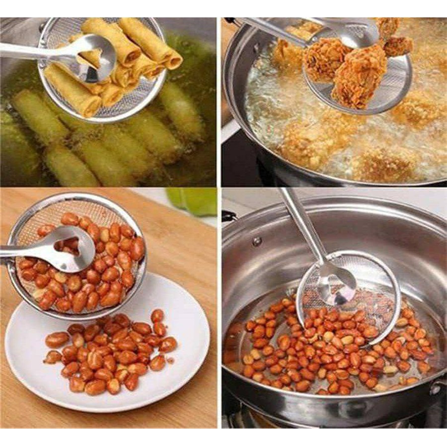 کفگیر انبر توری روغن گیر آشپزخانه