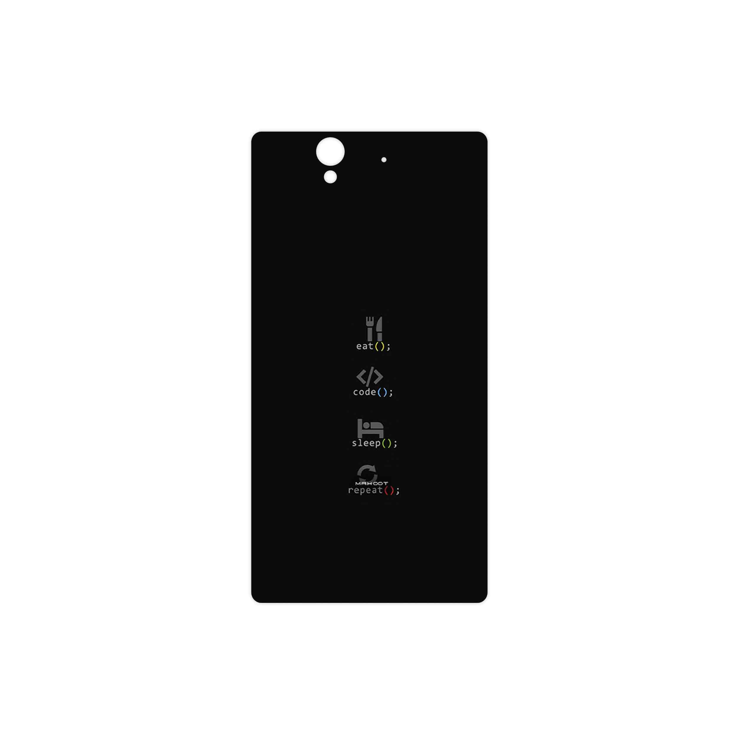 برچسب پوششی ماهوت مدل Programming 2 مناسب برای گوشی موبایل سونی Xperia X