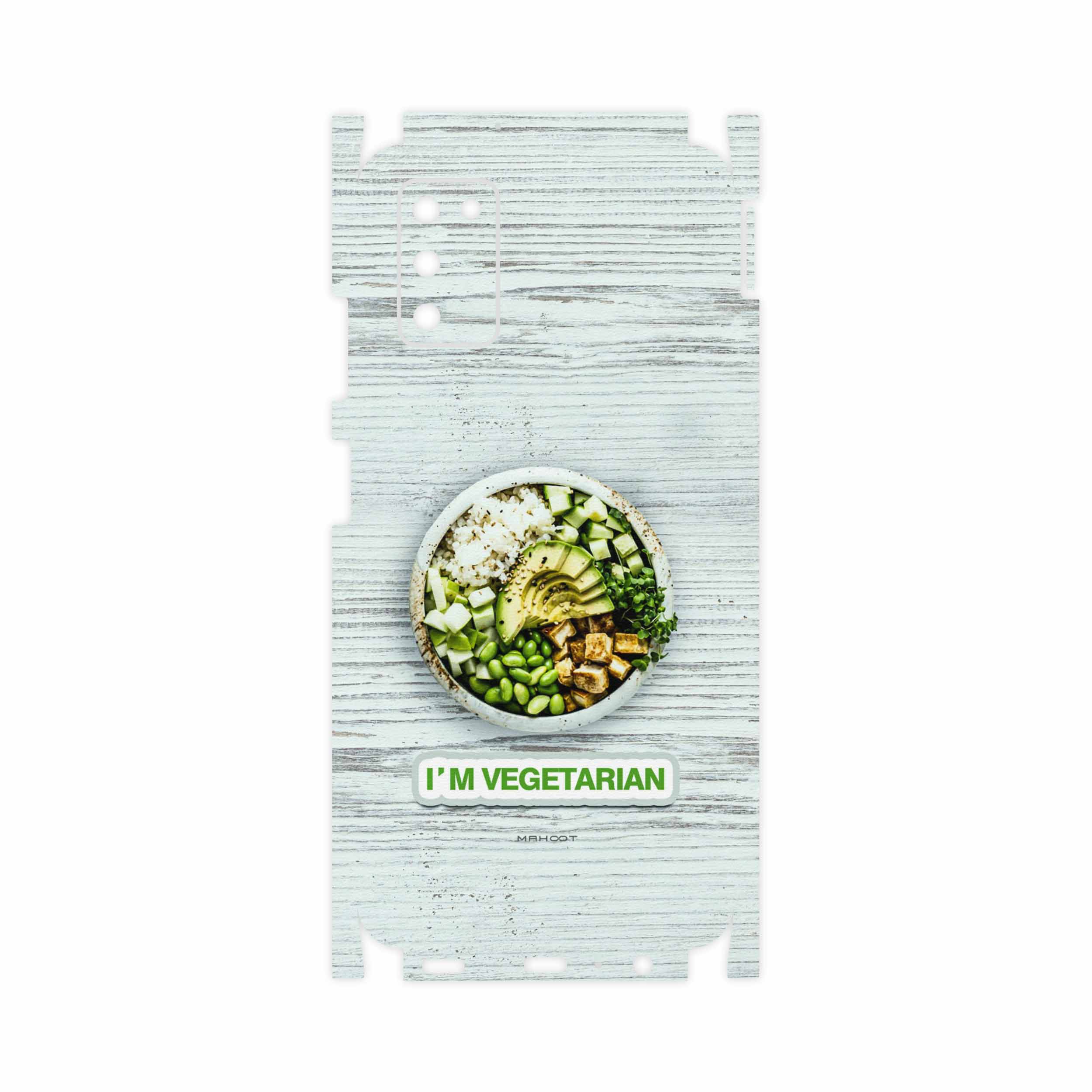 برچسب پوششی ماهوت مدل I'm-vegetarian-FullSkin مناسب برای گوشی موبایل سامسونگ Galaxy A03S