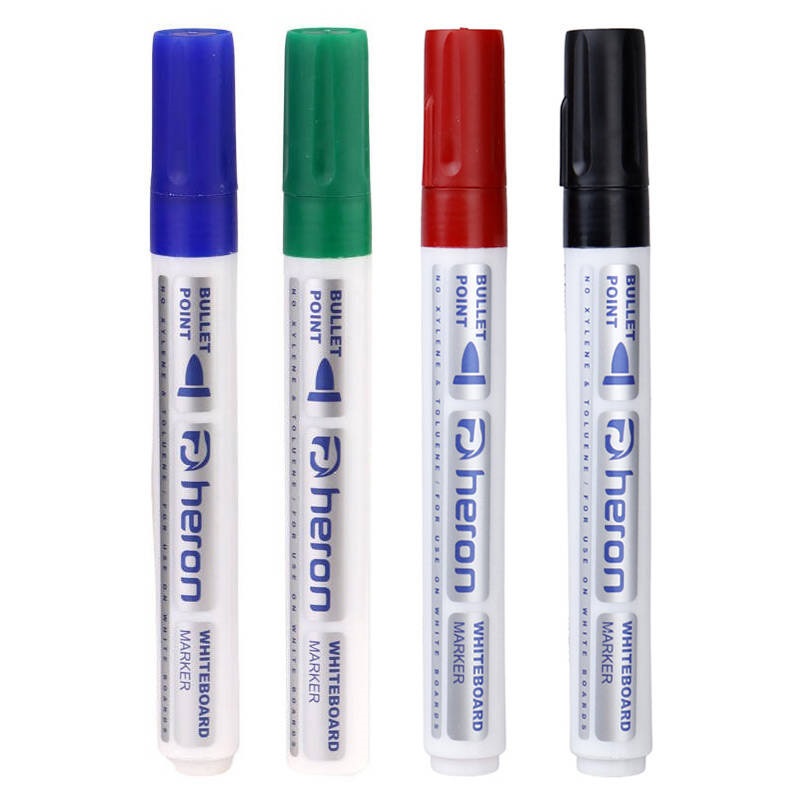 ماژیک وایت برد پلیکان نوک گرد Heron بسته 10 عددی